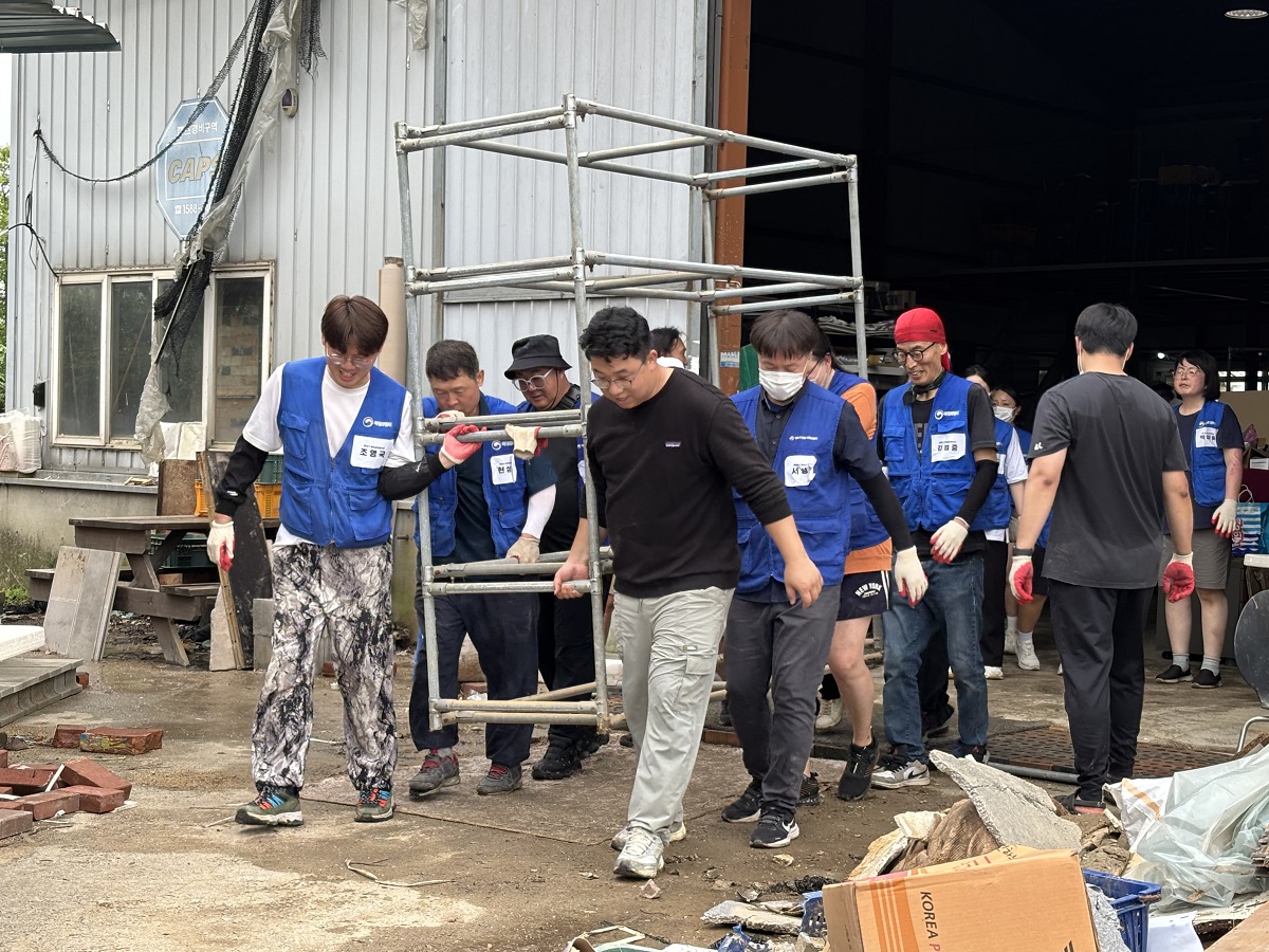 행복공감봉사단 소규모 봉사활동 모습